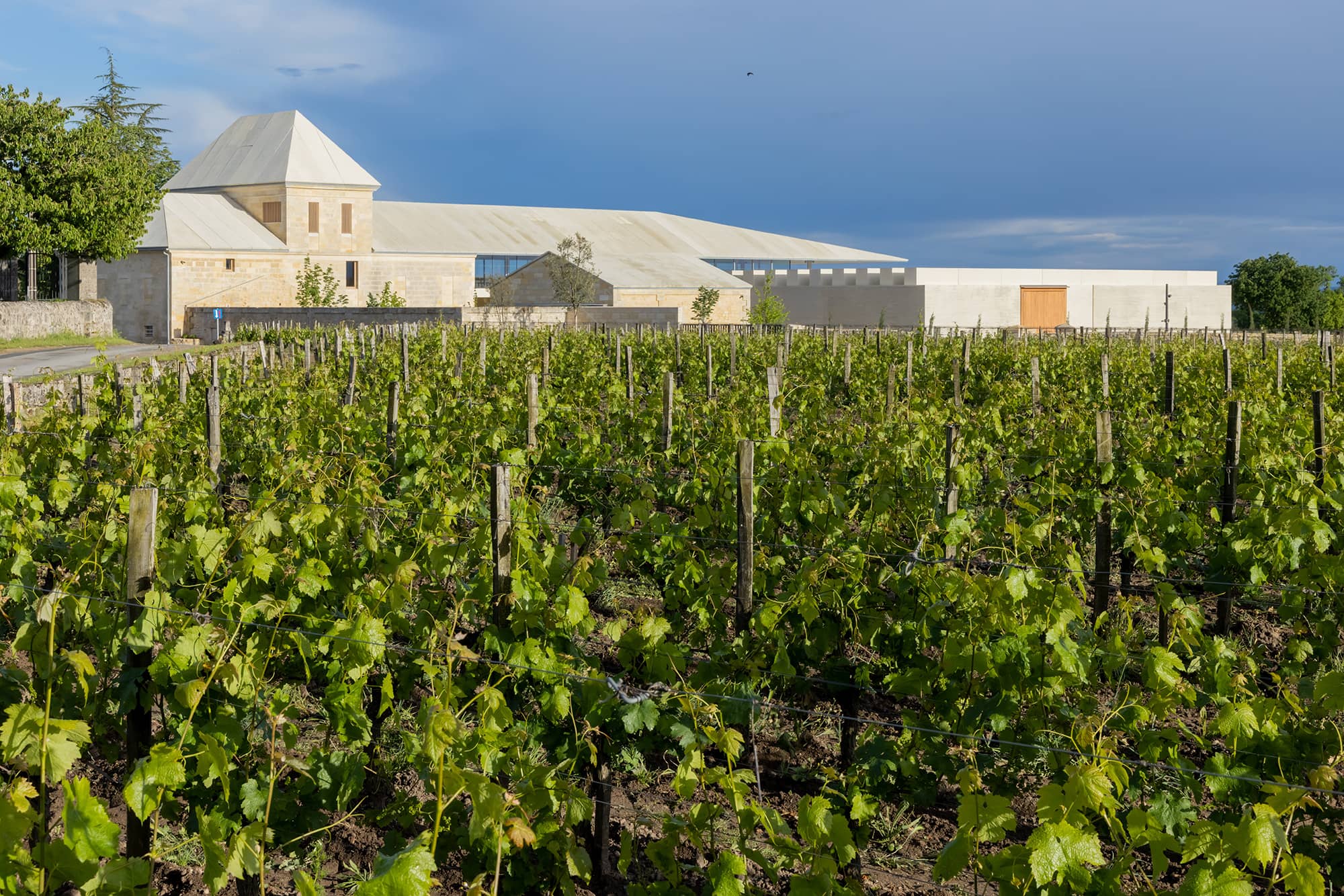 Featured image for “Né d’un terroir, le nouveau chai Bélair-Monange”