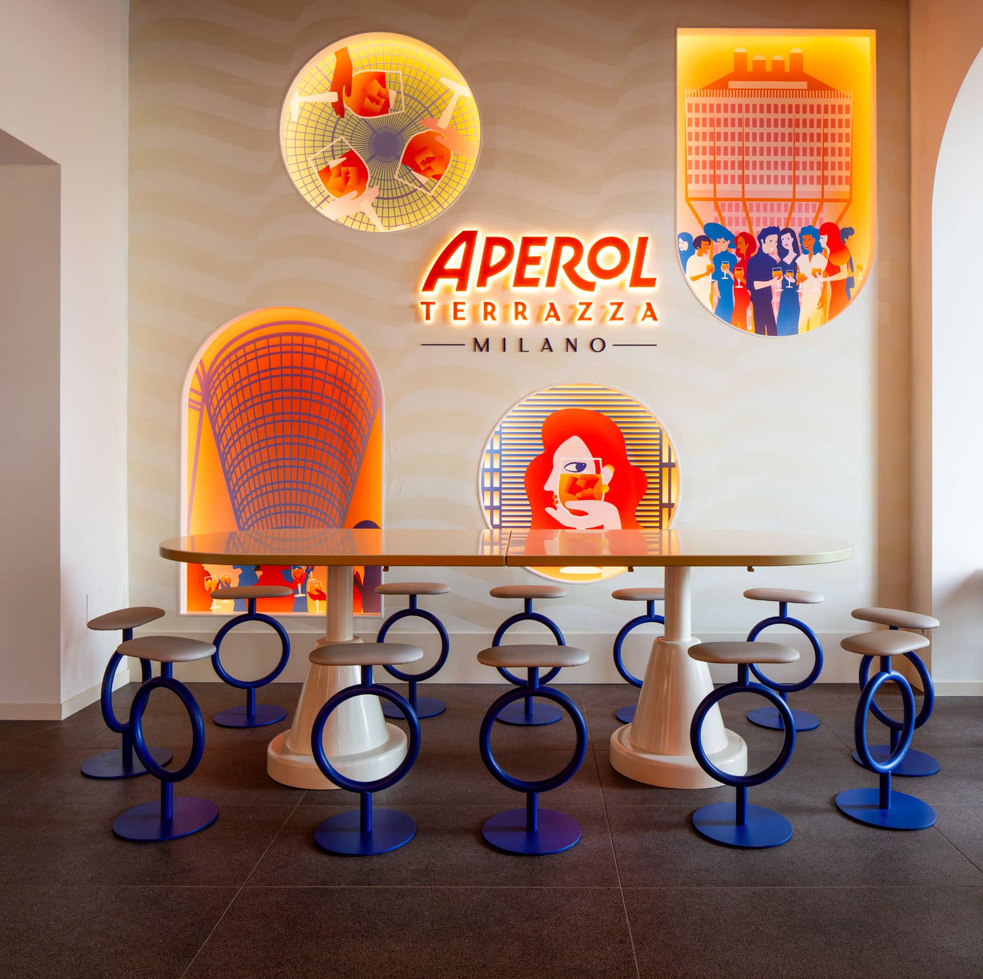 Featured image for “Convivialité et générosité pour la Terrazza Aperol de Milan”